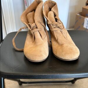 Tan Suede Ankle Boots